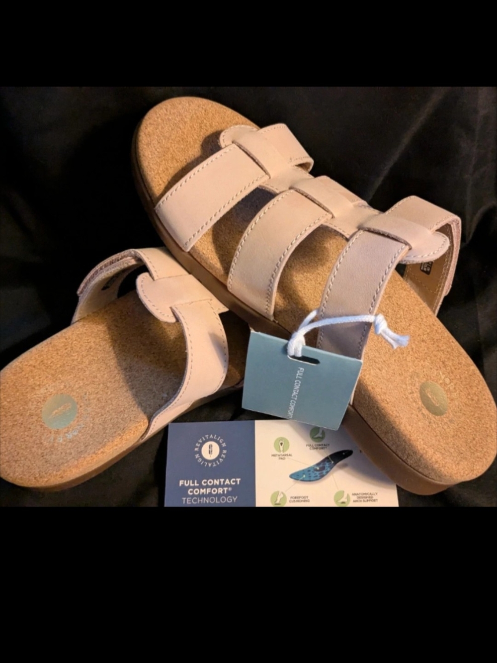 REVITALIGN Pink Triple-Strap Slide Sandal - Picture 5 of 8
